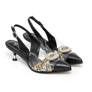 STILETTO SANDRINE KLIMT NOIR