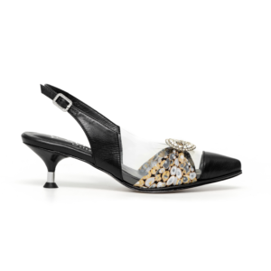 STILETTO SANDRINE KLIMT NOIR