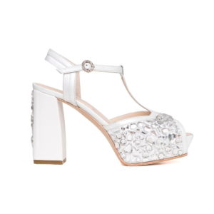 SANDALIA PIGALLE SALOMÉ CRISTAL BLANC