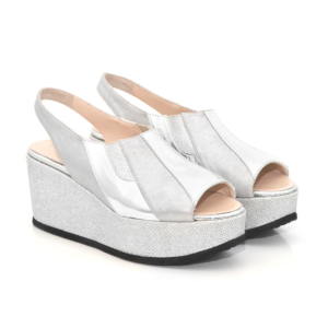 SANDALIA VERTICAL PLATA