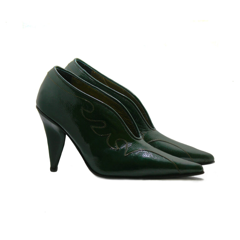 bota-verde-charol